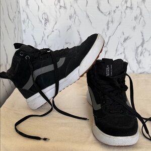 Vans Black and Gray High-Tops